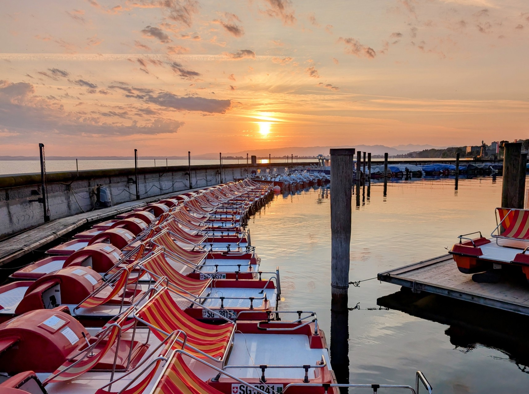 Sonnenuntergang Bodensee