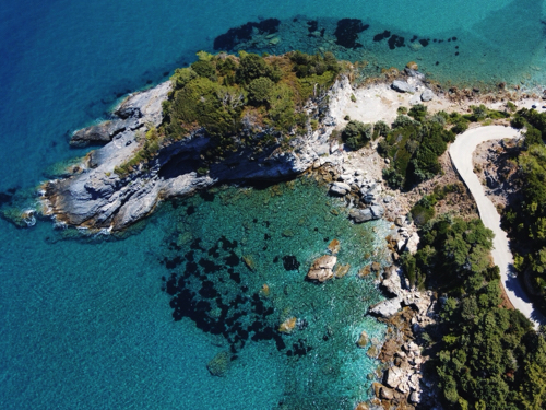Türkisblaues Meer Samos